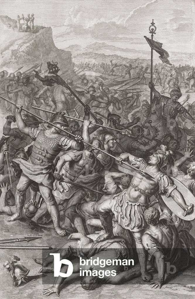 The battle of Israel against the Amalekites.