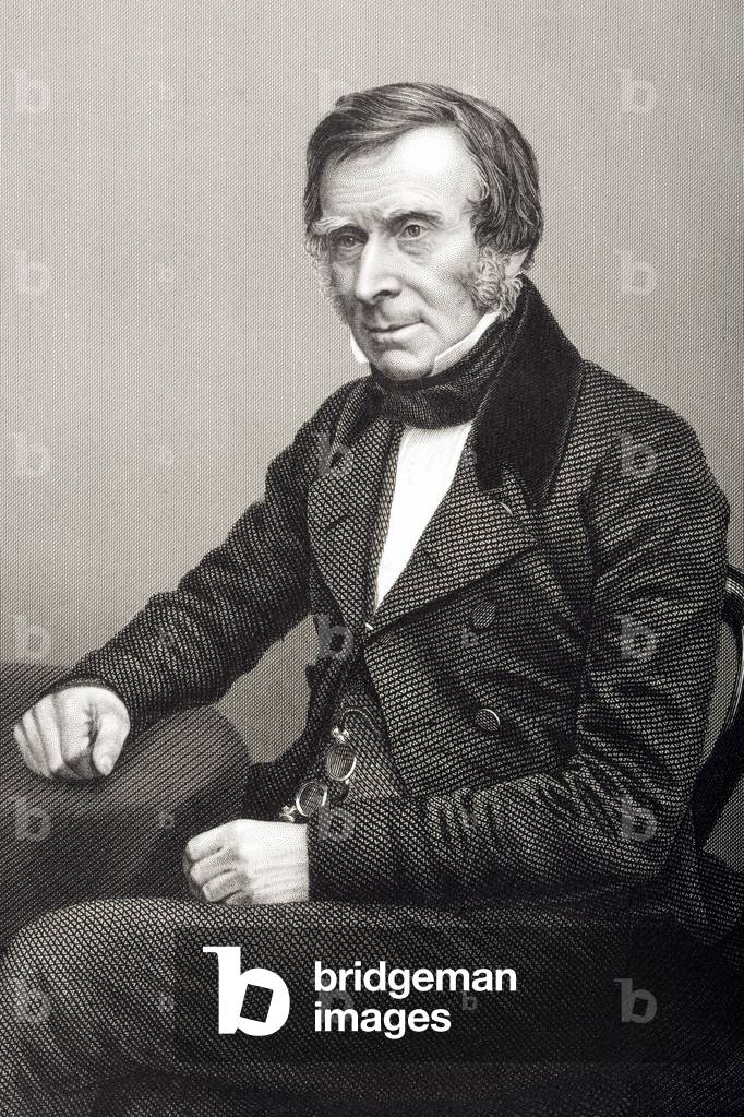 Sir Benjamin Collins Brodie (1783-1862) engraved by D.J. Pound from a photograph, from 'The Drawing-Room of Eminent Personages, Volume 2', published in London, 1860 (engraving)