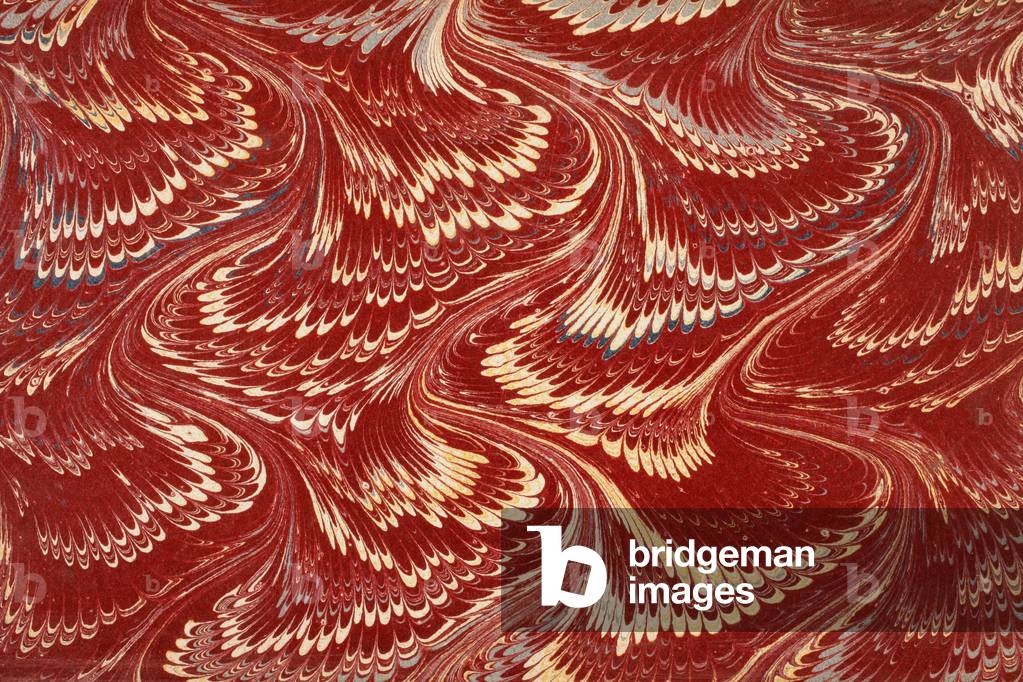 Decorative end paper (colour litho)