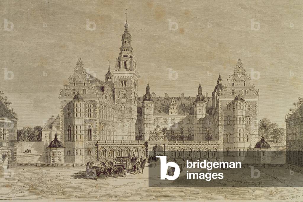 Frederiksborg Castle, Hillerod, Denmark, 1850s, from `Le Tour du Monde', published Paris, 1860s (litho)