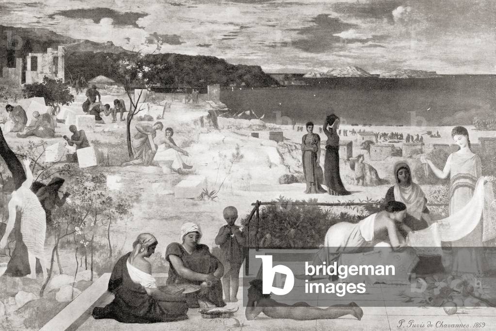 The Greek colony of Massalia, from Hutchinson's History of the Nations, pub.1915