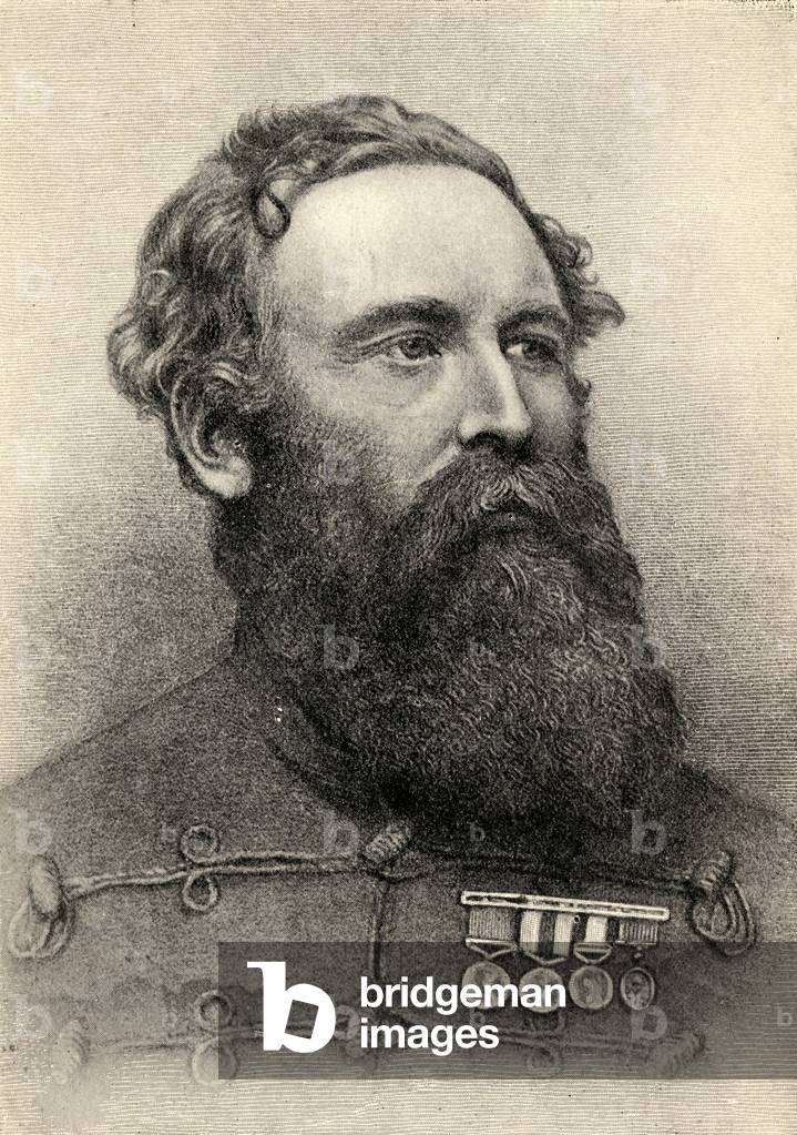 Sir Harry Burnett Lumsden (1821-96) (litho)