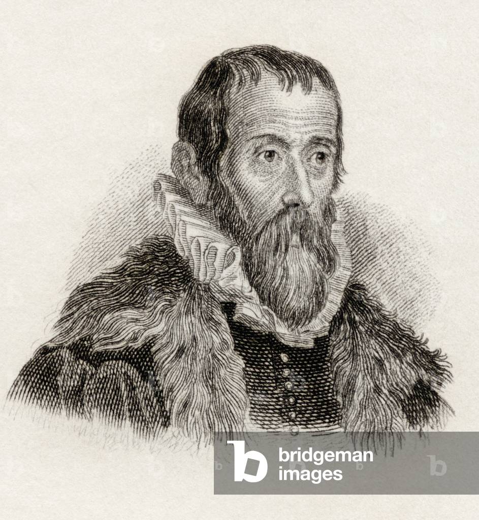 Justus Lipsius, from 'Crabbes Historical Dictionary', published in 1825 (litho)