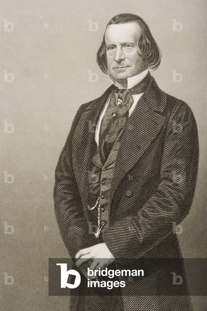 Samuel Phelps (1804-78) engraved by D.J. Pound from a photograph, from 'The Drawing-Room of Eminent Personages, Volume 2', published in London, 1860 (engraving)