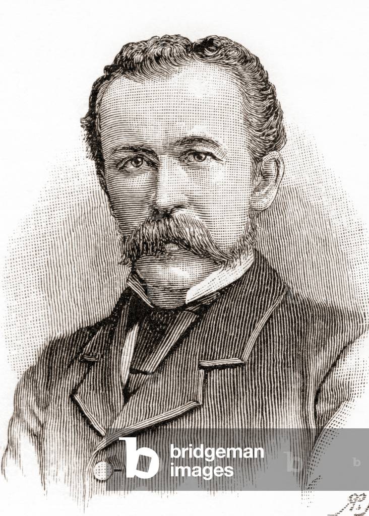Robert Gibb, 1845 –  1932.  From The Strand Magazine published 1897.