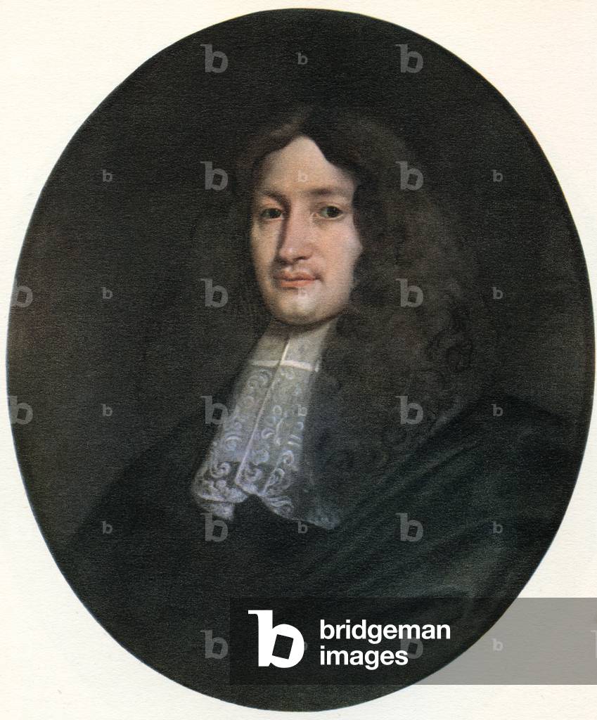 John Dryden, 1631 - 1700.   English poet, literary critic, translator, and playwright, made Poet Laureate in 1668.