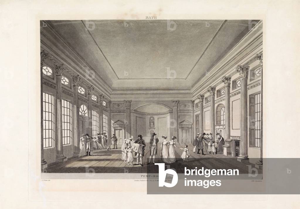 The Pump Room, Bath, 19th century