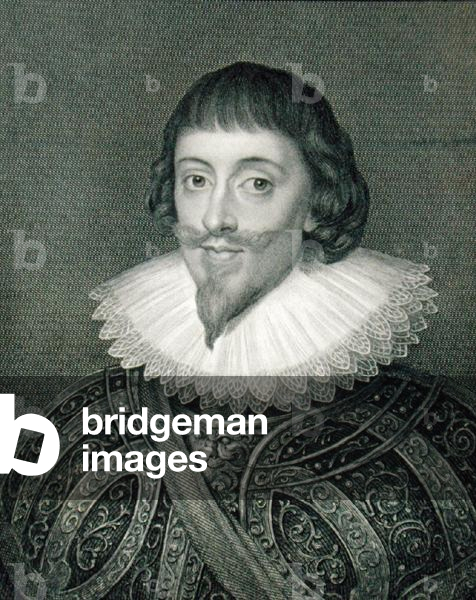 Portrait of John Powlett (1598-1675) 5th Marquis of Winchester, from 'Lodge's British Portraits', 1823 (engraving)