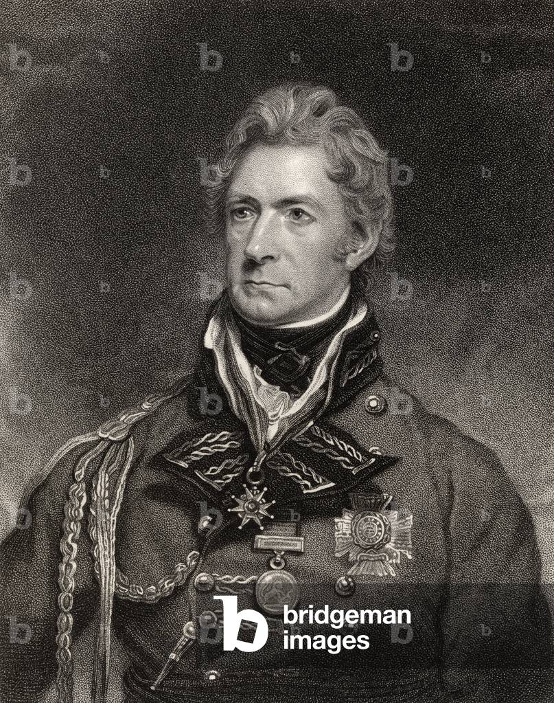 Sir Thomas Munro, 1st Baronet, engraved by Henry Hoppner Meyer (c.1782-1847), from 'National Portrait Gallery, volume II', published c.1835 (litho)