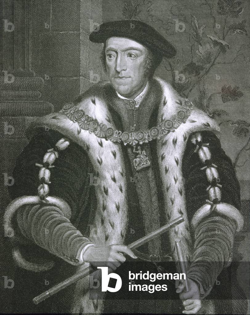 Portrait of Thomas Howard (1473-1554) 3rd Duke of Norfolk, from 'Lodge's British Portraits', 1823 (litho)