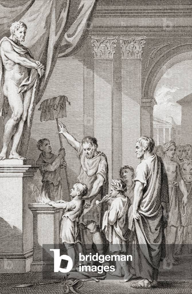 Hannibal swears never to be a friend of Rome
