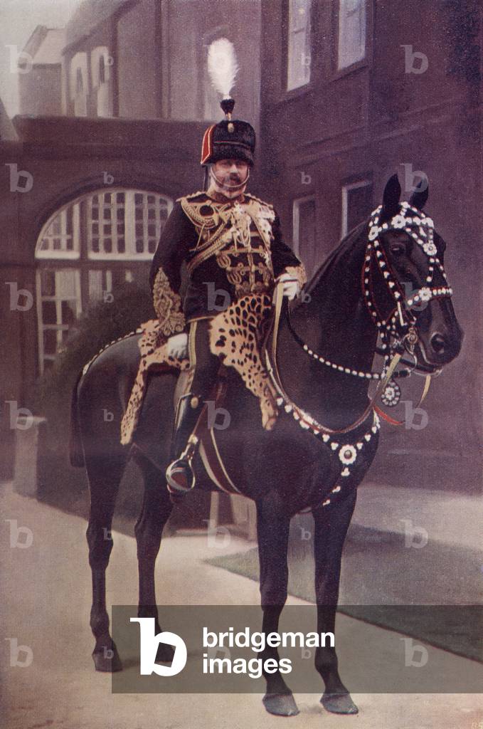 H.R.H. The Prince of Wales, from 'South Africa and the Transvaal War: Vol. 1' by Louis Creswicke, published 1900 (colour litho)