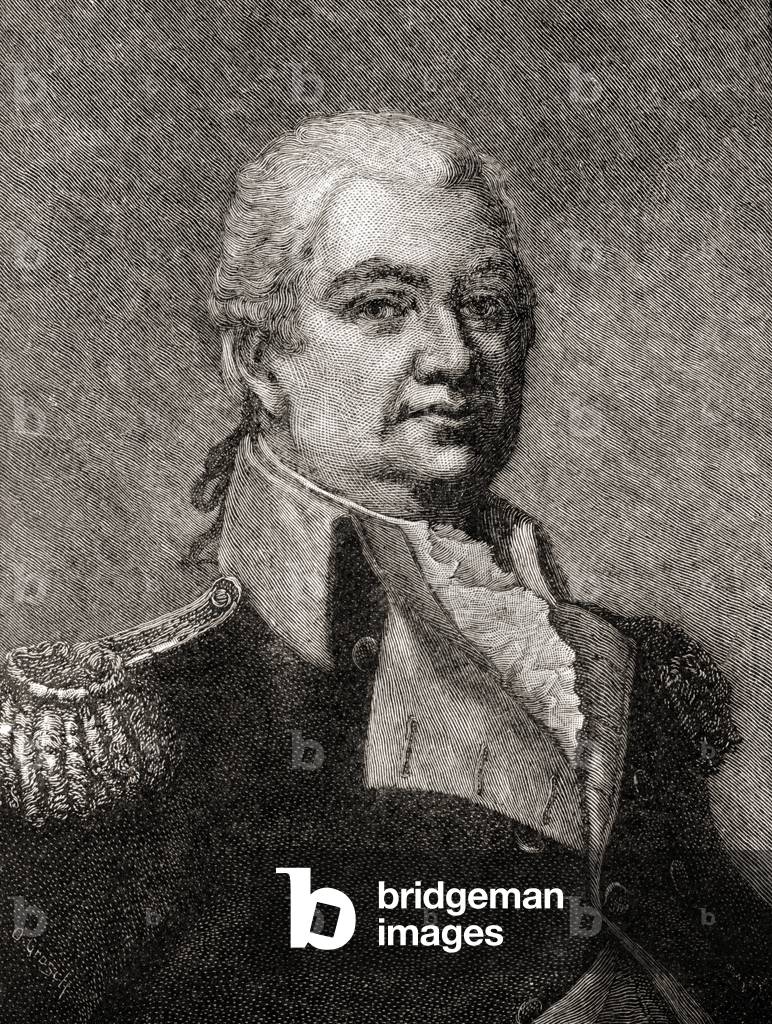 Henry Knox, from 'The History of Our Country', published 1905 (wood engraving)
