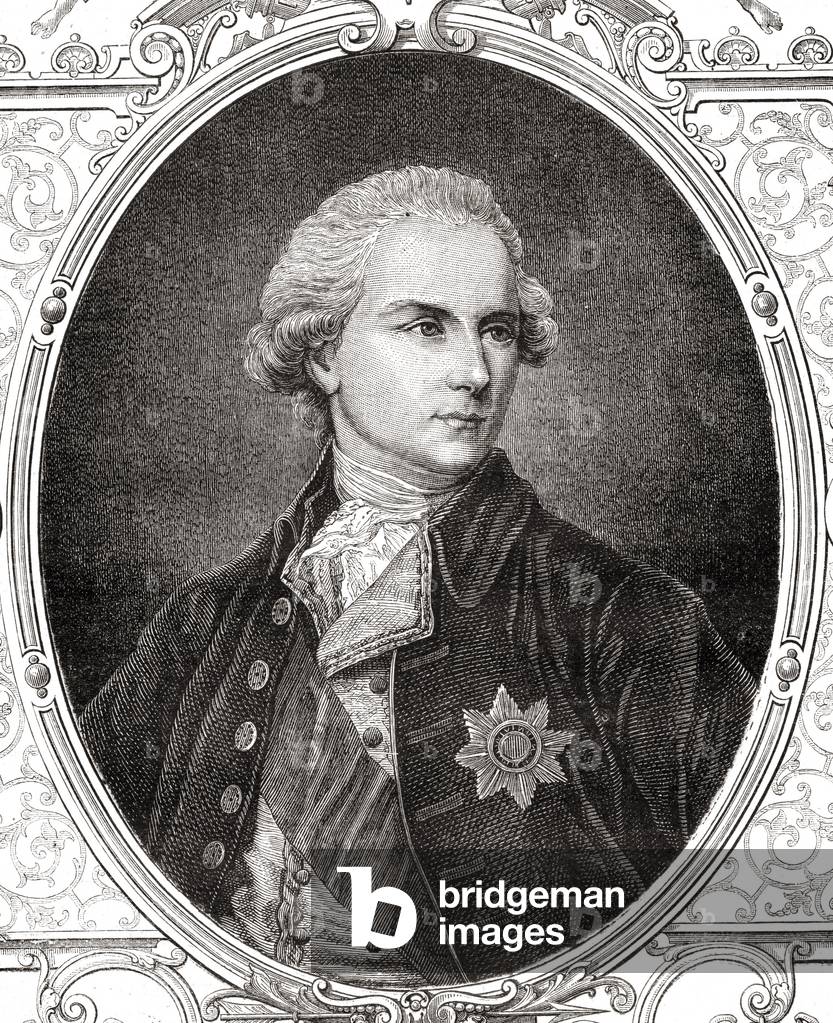 James Harris, 1st Earl of Malmesbury, from 'Histoire de la Revolution Francaise' by Louis Blanc (1811-82) (engraving)