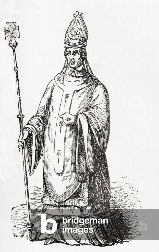 Henry Chichele, also Checheley, from Old England: A Pictorial Museum, pub.1847