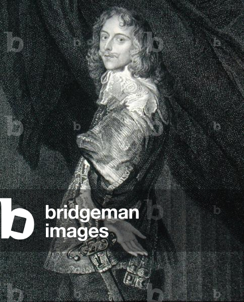 Portrait of Robert Dormer (1610-43) 1st Earl of Caernarvon, from 'Lodge's British Portraits', 1823 (litho)