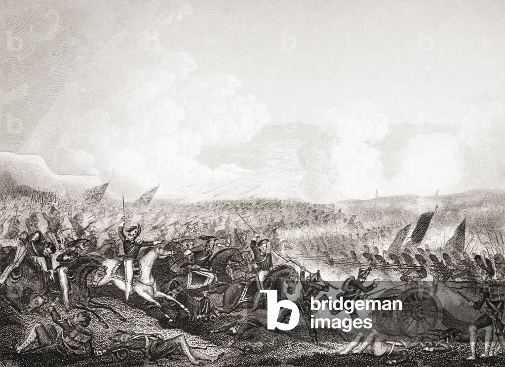 Battle of Salamanca, 22nd July 1812, engraved by D. Pound after J. Terry