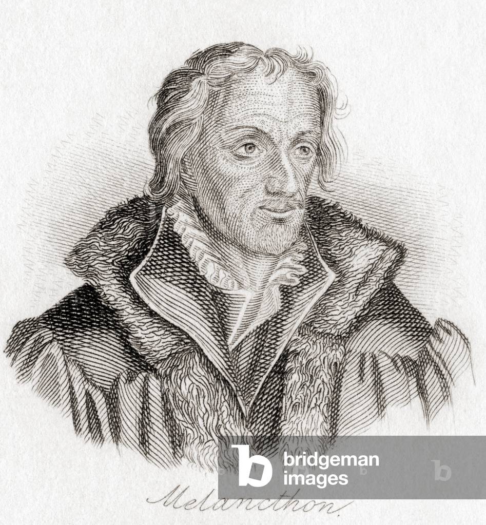 Philip Melanchthon, 1497  1560, born Philipp Schwartzerdt.