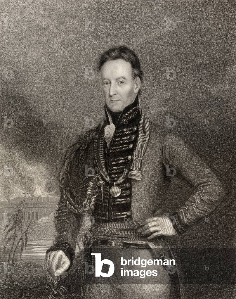 Sir Charles Shipley, Governor of Grenada, engraved by H. Cook, from 'National Portrait Gallery, volume IV', published c.1835 (litho)