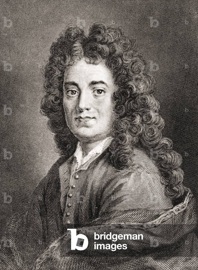 Jean de la Bruyuere (1645-96): French writer (etching)