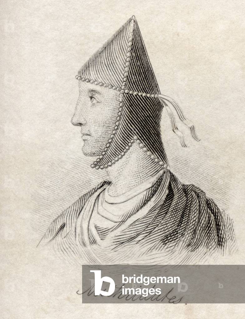 Mithridates VI, from 'Crabb's Historical Dictionary', published 1825 (litho)