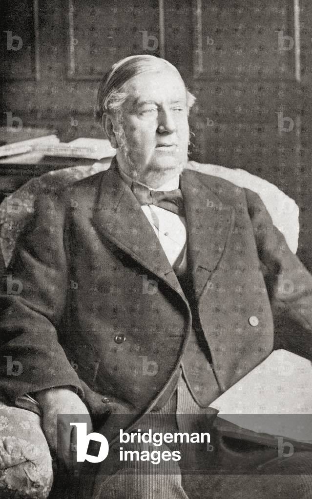 Sir William Harcourt, from 'Gladstone: The Man and the Statesman', by David Williamson, published in 1898 (litho)