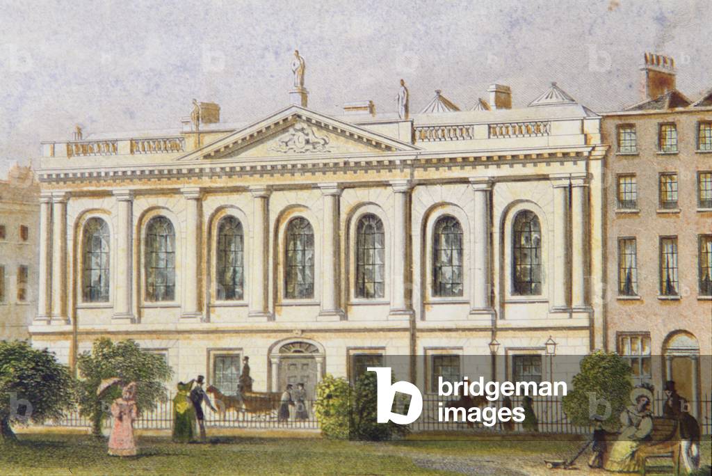 The College of Surgeons, Dublin (colour litho)