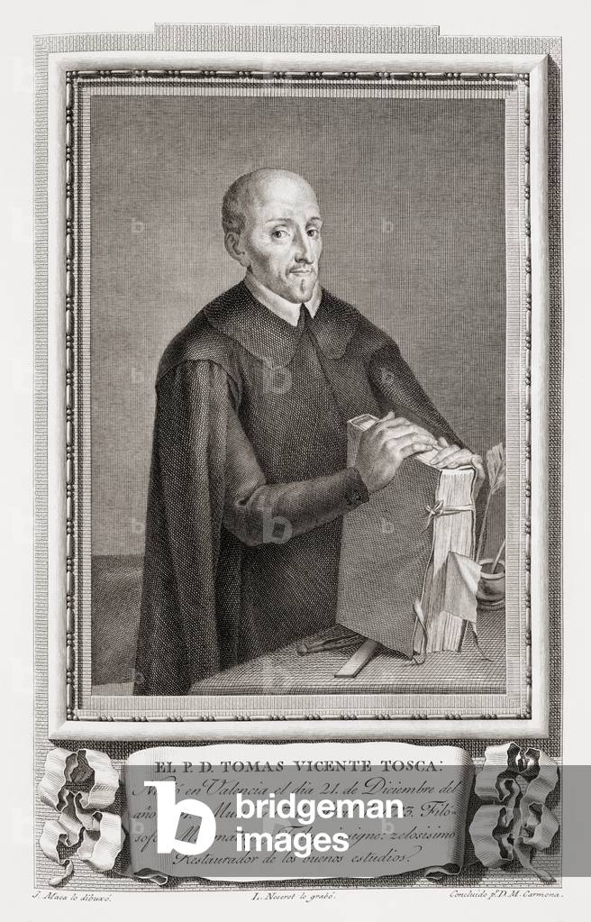 Tomás Vicente Tosca y Mascó, after an etching in Retratos de Los Españoles Ilustres, Madrid, Spain, pub. 1791
