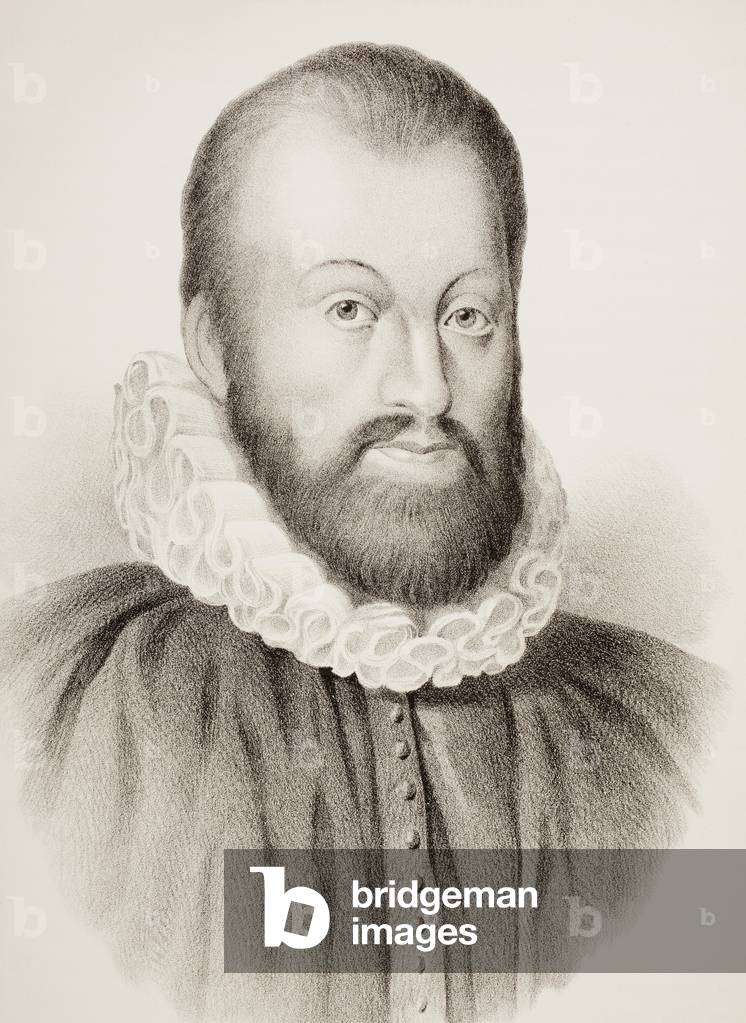 George Wishart, from 'The Scots Worthies' by John Howie, second edition published in 1879 (litho)