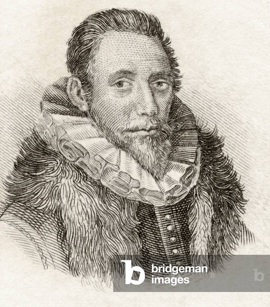 Paul Merula or Van Merle, from 'Crabb's Historical Dictionary', published 1825 (litho)