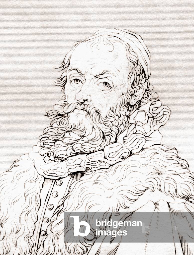 Hendrik Goltzius, 1558 – 1617. From The Historic Gallery of Portraits and Paintings, published 1808.
