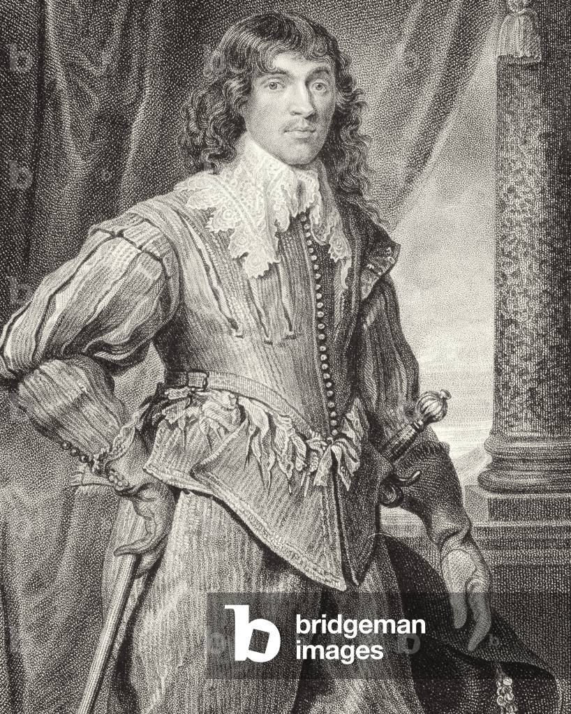 Portrait of William Hamilton, 2nd Duke of Hamilton (1616-51), from 'Lodge's British Portraits', 1823 (litho)