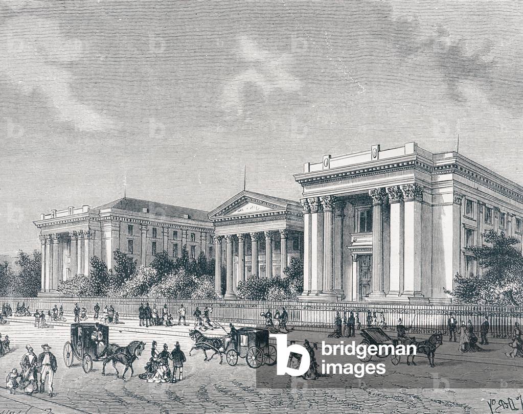 New Orleans University, 1880s (engraving)