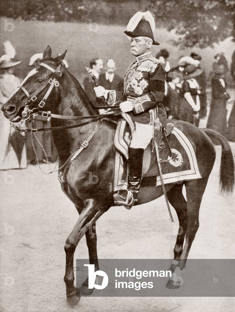 Field Marshal Frederick Sleigh Roberts, 1st Earl Roberts, 1832 – 1914. Indian born  British soldier.   From  La Esfera, 1914.