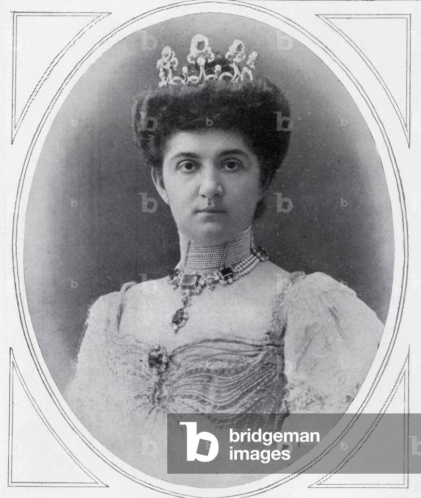 Helen of Montenegro, from 'The Illustrated War News', published in 1915 (litho)