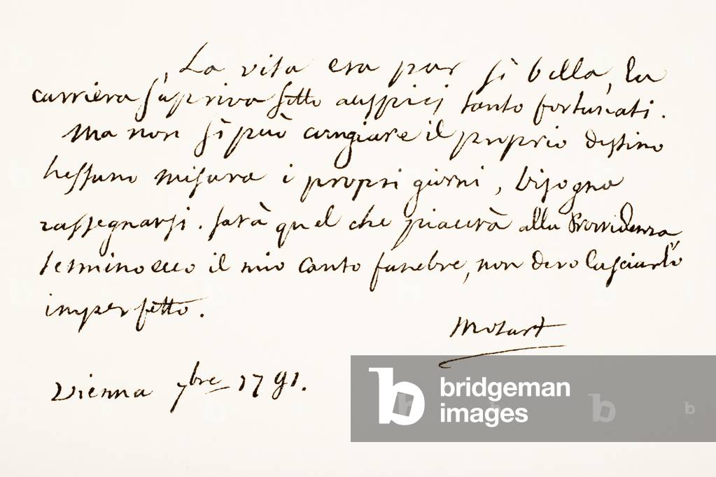 Wolfgang Amadeus Mozart, 1756 - 1791.