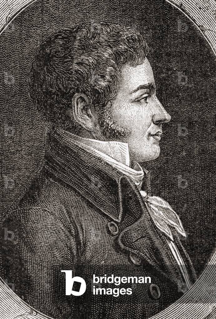 Marc David Alba Lasource, from 'Histoire de la Revolution Francaise' by Louis Blanc (1811-82) (engraving)