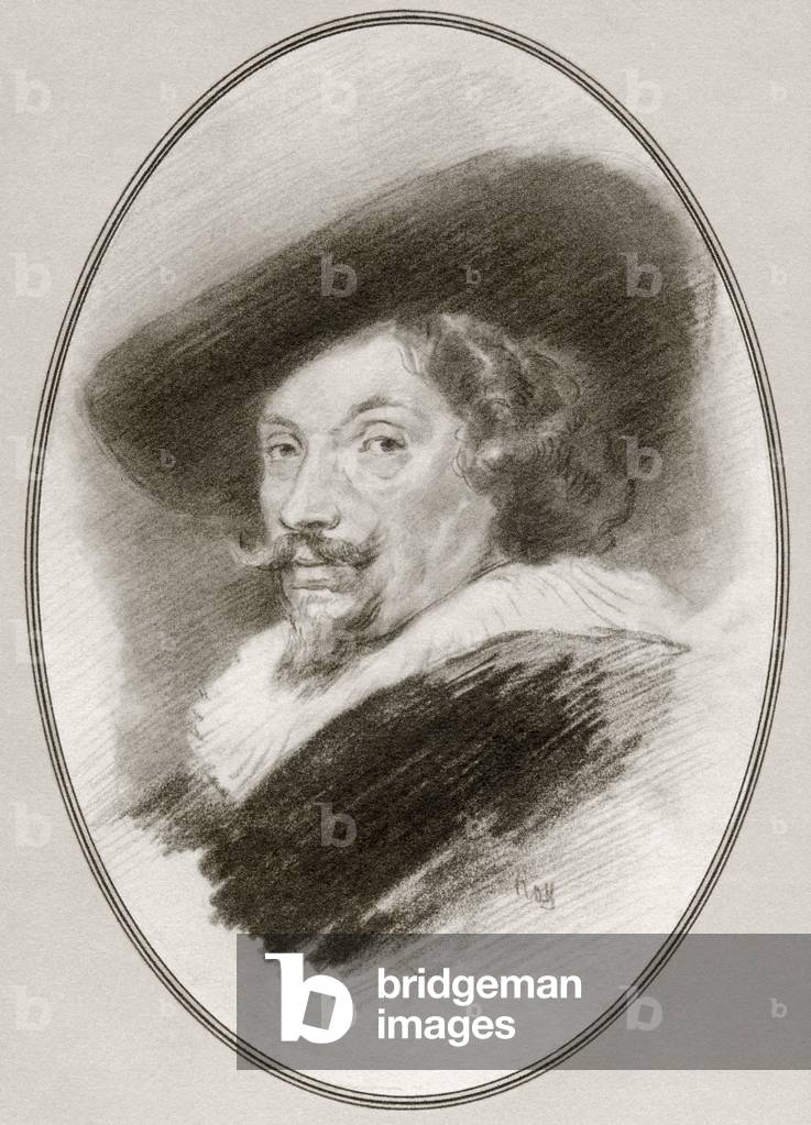Sir Peter Paul Rubens, from Living Biographies of Great Painters