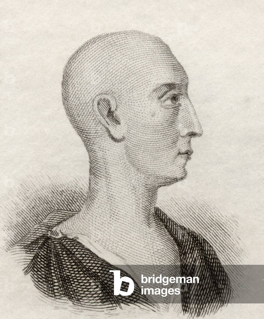 Ambrose Philips, from 'Crabb's Historical Dictionary', published 1825 (litho)