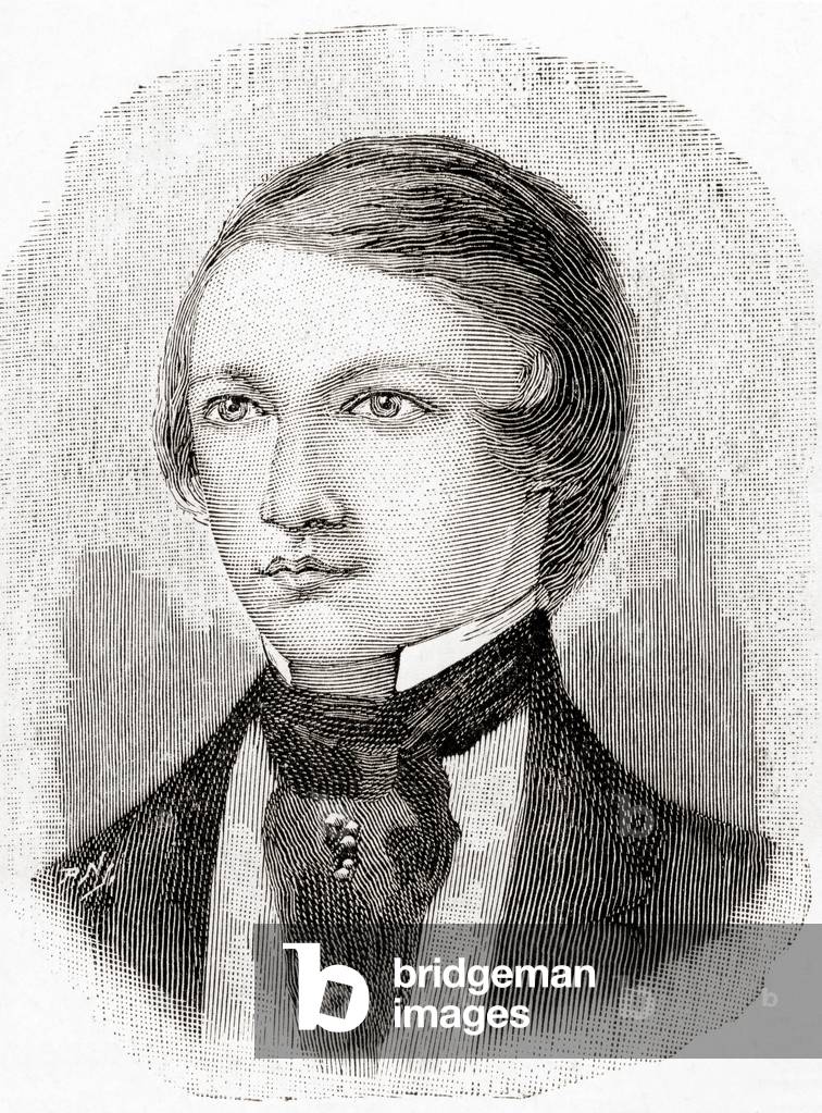 Sir Charles Wyndham, here aged 18, from The Strand Magazine, Vol I January to June, 1891