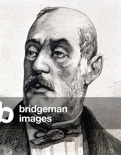 Giuseppe Ferrari (1811-1876) Italian Historian and Political Philosopher (engraving)