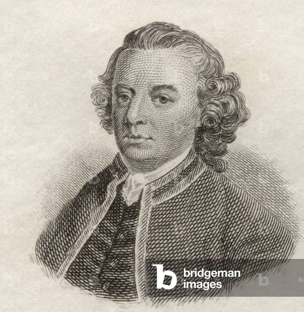 William Shenstone, from 'Crabb's Historical Dictionary', published 1825 (litho)