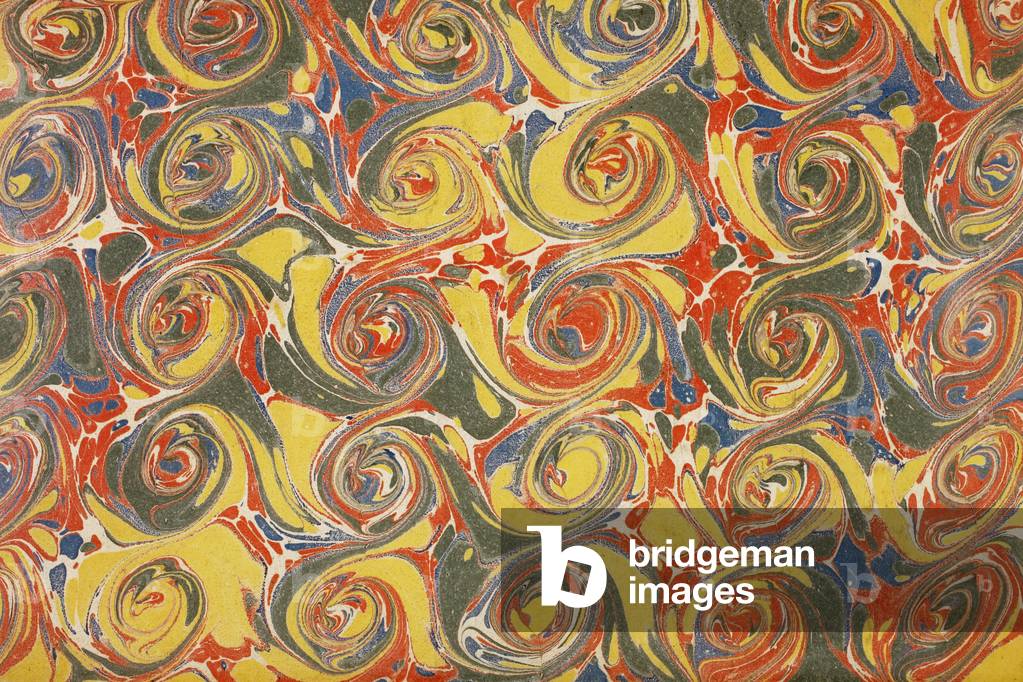 Decorative end paper (colour litho)