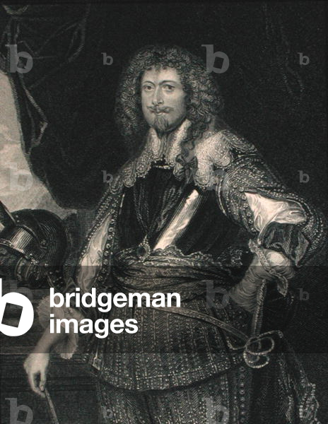 Edward Sackville (1590-1652) 4th Earl of Dorset, from 'The Gallery of Portraits', published 1833 (engraving)