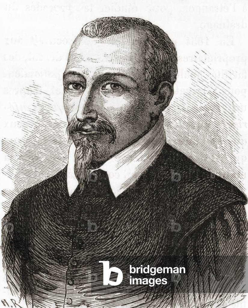 Olivier de Serres, from Les Merveilles de la Science, published c.1870 (engraving)
