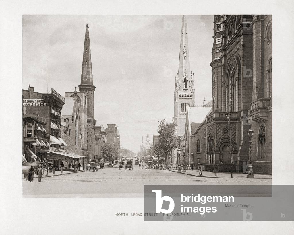 North Broad Street, Philadelphia, 19th century