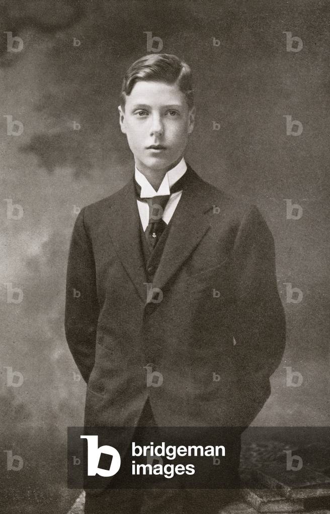 HRH Prince Edward, from 'The Year 1912', published London, 1913 (b/w photo)