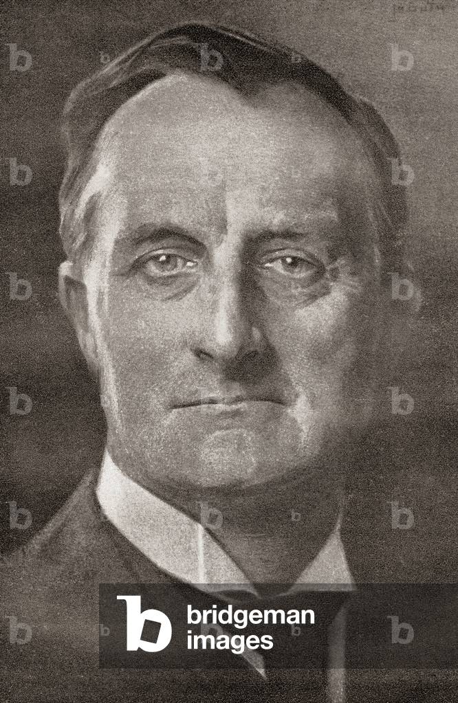 Edward Grey, 1st Viscount Grey of Fallodon, aka Sir Edward Grey, British Liberal statesman, from The Year 1918 Illustrated