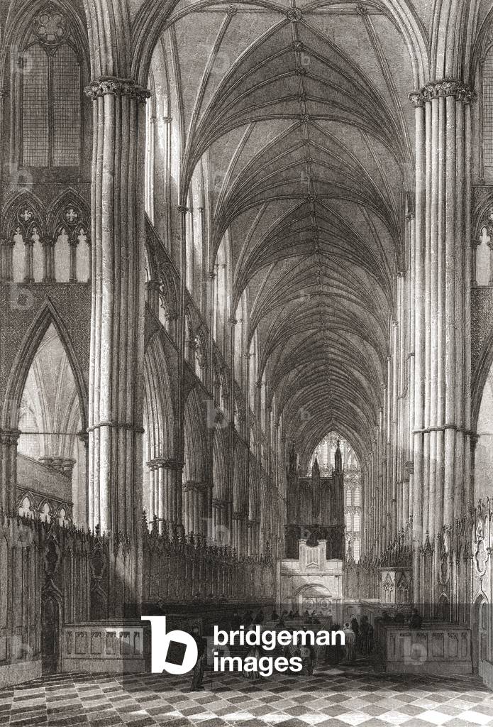 Interior of Westminster Abbey, City of Westminster, London, England