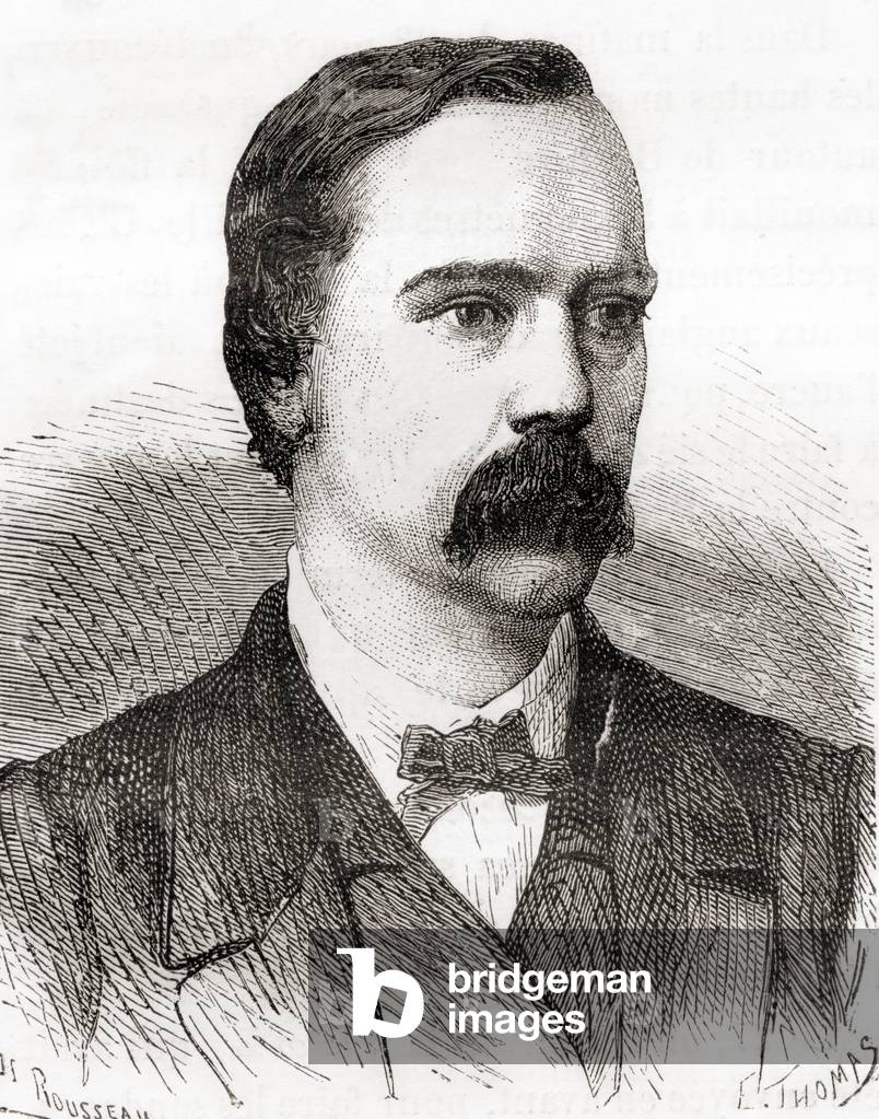 Sir Charles Tilston Bright, from Les Merveilles de la Science, published c.1870 (engraving)